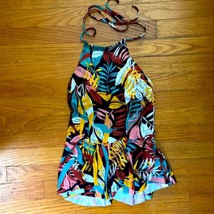Floral Tankini bathing suit top
